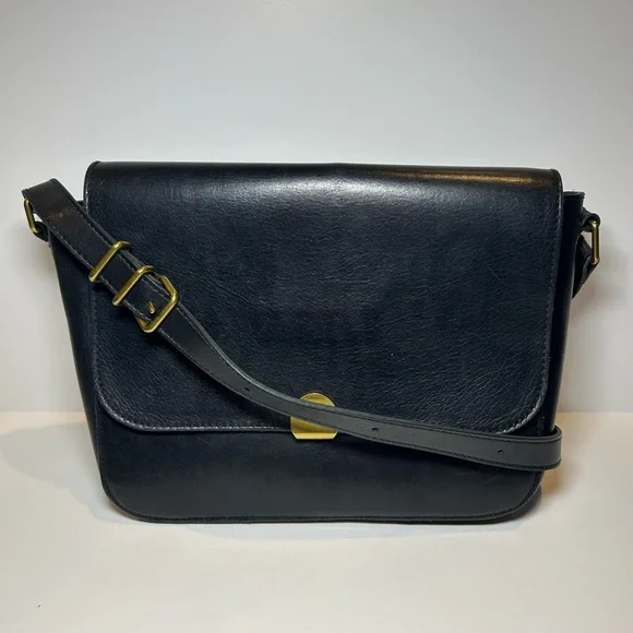 Madewell black leather shoulder bag - Picture 10 of 14